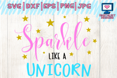 unicorn svg, unicorn face svg, unicorn dxf, cricut cut files, silhouette, vector, stars svg, unicorn silhouette, unicorn party Product Image 5