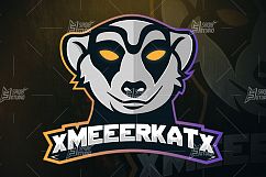 Meerkat Esports Mascot Logo Design Product Image 2