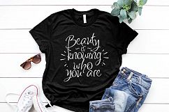 Beauty is knowing who you are Printable Product Image 1