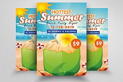 10 Summer Beach Fun Party Flyers Bundle Product Image 10