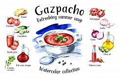 Gazpacho. Watercolor collection Product Image 1