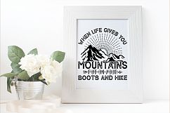 Mountain SVG Bundle, Mountain SVG, Mountain Clipart, Cut Fil Product Image 3