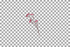 Autumn leaves and branches watercolor clip art pack, png Product Image 25