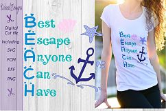 Beach Bundle, Holiday svg, beach quote svg, word art svg, Quote bundle svg Product Image 7