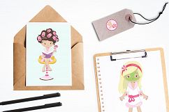 Spa Girls graphics and illustrations Product Image 4