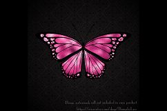 100 Luxury Butterfly Clip Arts, Glitter Foil Graphic Kit Product Image 2