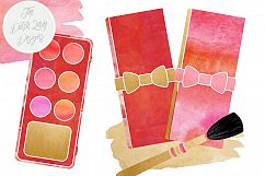 Makeup &amp; Beauty Clipart Set Product Image 4