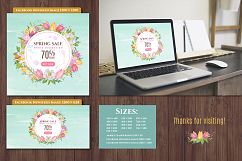 Spring-Summer Sale web banners set Product Image 4
