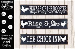 Around The Coop- Chicken SVG Set Product Image 1