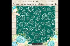 100 Seamless Christmas Tree Pattern Digital Papers Product Image 3