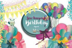 Semi-Transparent Birthday  Product Image 5