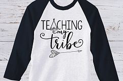 Teaching My Tribe, Teacher, Teacher svg, School SVG Files DX Product Image 2
