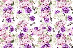 10 Hand Drawn Watercolor Pattern Product Image 6