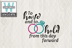 Wedding Cutting File KWD149E Product Image 1