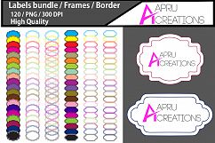 Label frames clipart / label high quality 120 / frames Product Image 1