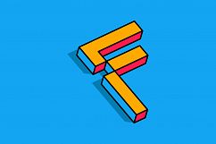 Isometric Alphabets Product Image 8