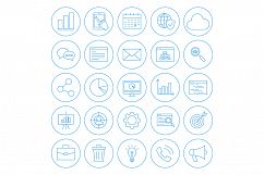 SEO Line Art Icons Product Image 5
