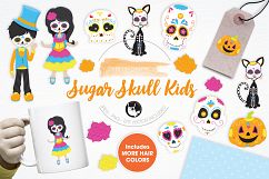 Sugar Skull Kids graphics and illustrations Product Image 1