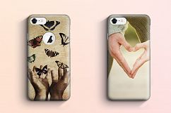 Apple iphone 8 3d case Mockup Back View Product Image 3