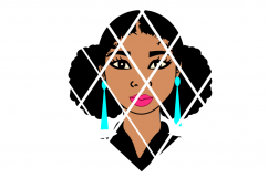 Linda SVg, Afro SVG, Black Girl svg,  Product Image 3
