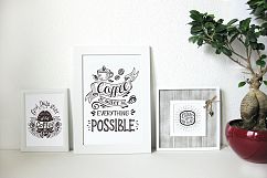 Set of Banners with coffee quotes. Product Image 4