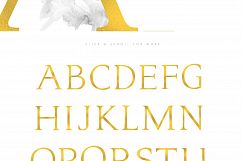 STAY GOLD - Luxurious Alphabet Set Product Image 4