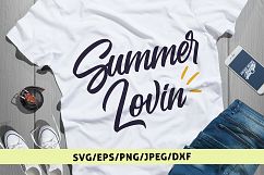 Summer Lovin - Summer SVG EPS DXF PNG Cutting Files Product Image 1