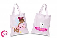Fairy girls, Toothfairy girls clipart, graphics and illustrations AMB-1134 Product Image 3