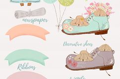 Spring time Doggies illustration set Product Image 8