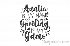 Auntie is my name SVG File Product Image 1