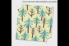 12 Winter Holiday Digital Papers in Vintage Theme Color Product Image 2