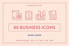 Line Icons - Business  Product Image 1