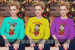 Christmas Sweatshirt Mock-Up Product Image 5