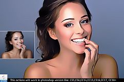 Portrait Painting Photoshop Actions Product Image 3