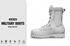 Military Boots Mockup Product Image 1