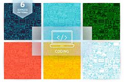 Coding Line Tile Patterns Product Image 1
