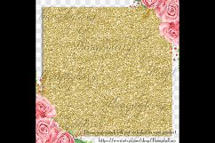 42 New Gold Glitter and Sequin Papers 8.5 x 11 inch Product Image 3