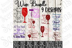 Wine SVG Bundle  Product Image 1