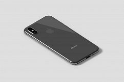Isometric iPhone X Mockup Product Image 6
