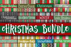 Christmas Bundle - Includes Over 200 Digital Papers Product Image 13
