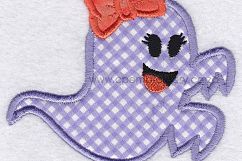 Funny Halloween Ghost Girl 2 Embroidery Design Product Image 9