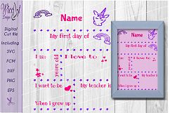 Back to school Unicorn svg, template svg, first day Product Image 1
