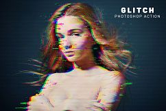 Glitch Photoshop Action Product Image 1