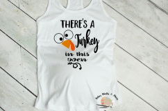 Turkey in this oven svg cut file, Maternity Thanksgiving svg Product Image 1