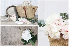 Vintage peony wedding mockups &amp; stock photo bundle Product Image 9