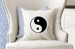 Yin Yang Machine Embroidery Design 6 Sizes Product Image 2