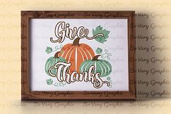 Give Thanks Pumpkins| SVG | PNG | Printable Product Image 2