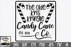 Christmas SVG Cut File - Candy Cane Co. SVG DXF PNG EPS JPG Product Image 1