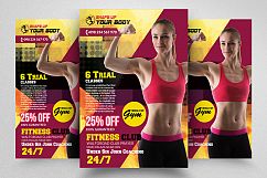 Body Fitness Club Flyer Template Product Image 1