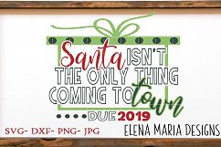 Christmas Baby Announcement SVG File Product Image 1